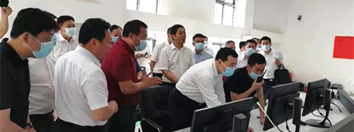 湖北省委常委、省委統(tǒng)戰(zhàn)部部長爾肯江·吐拉洪一行到大垸子泵站項目檢查指導工作