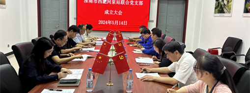 ?抓黨建，促發(fā)展！淮南市水利局與中水三立成立聯(lián)合黨支部